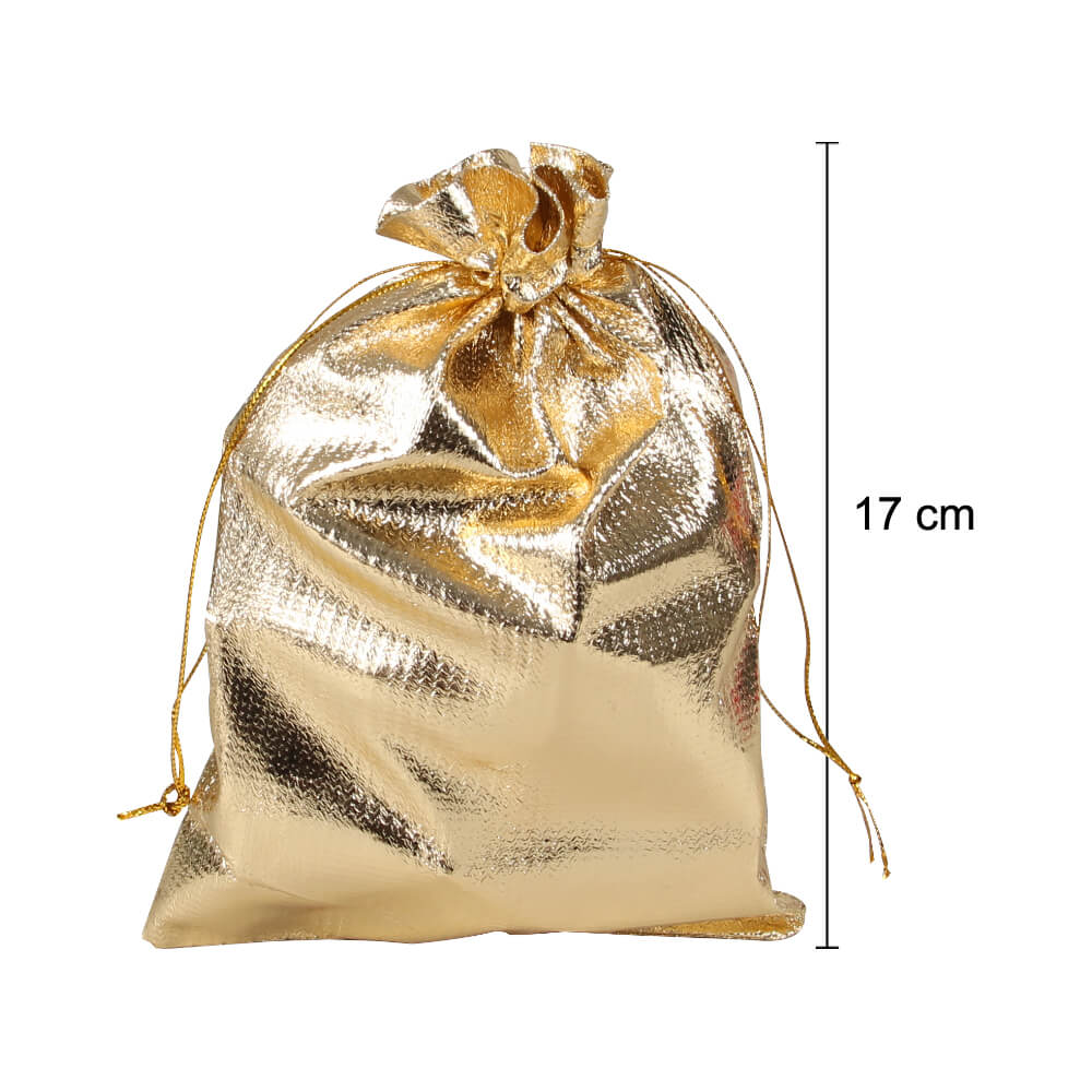 VP-27 Geschenkbeutel Gold ca. 17 cm x 12,5 cm