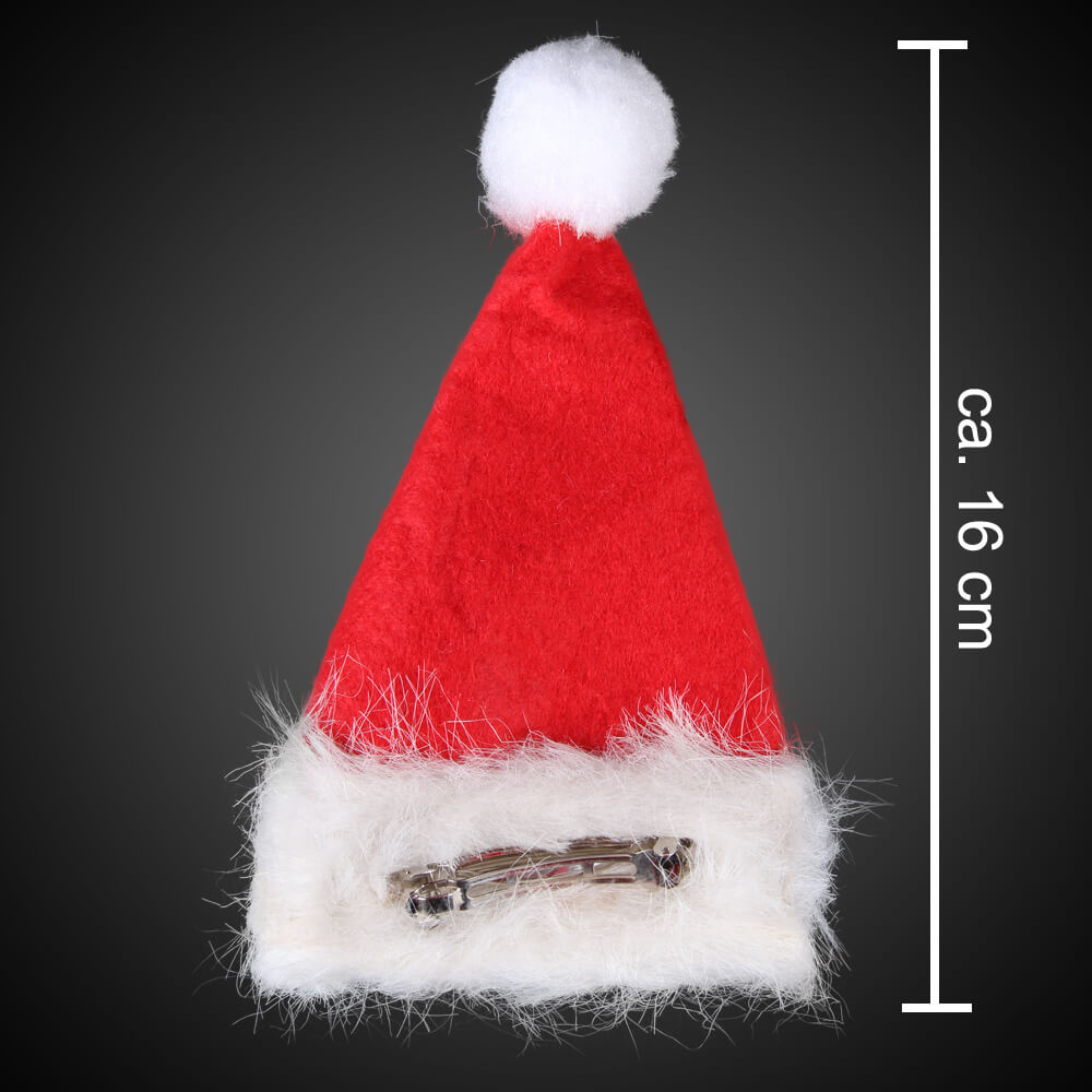 WM-130 Weihnachtsmütze kleine Weihnachtsmütze mit Haarspange  