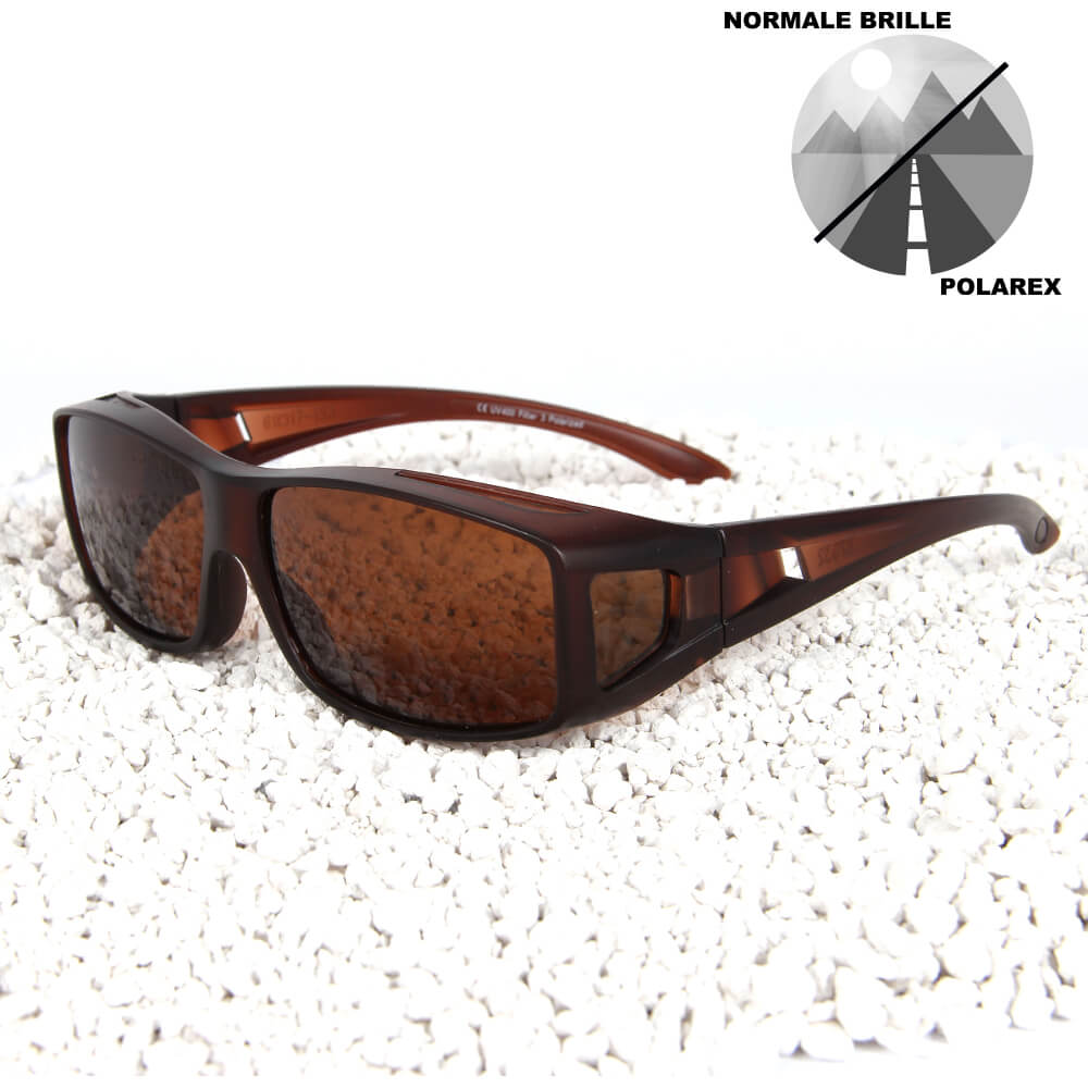 POG-002 polarisierte Overglasses Fit Over Sonnenbrille Überziehbrille sortiert