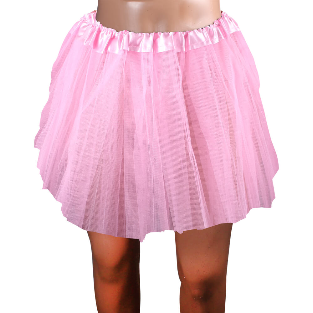 TUT-026 Kinder Tutu Petticoat Unterrock rosa  ca. 46 cm