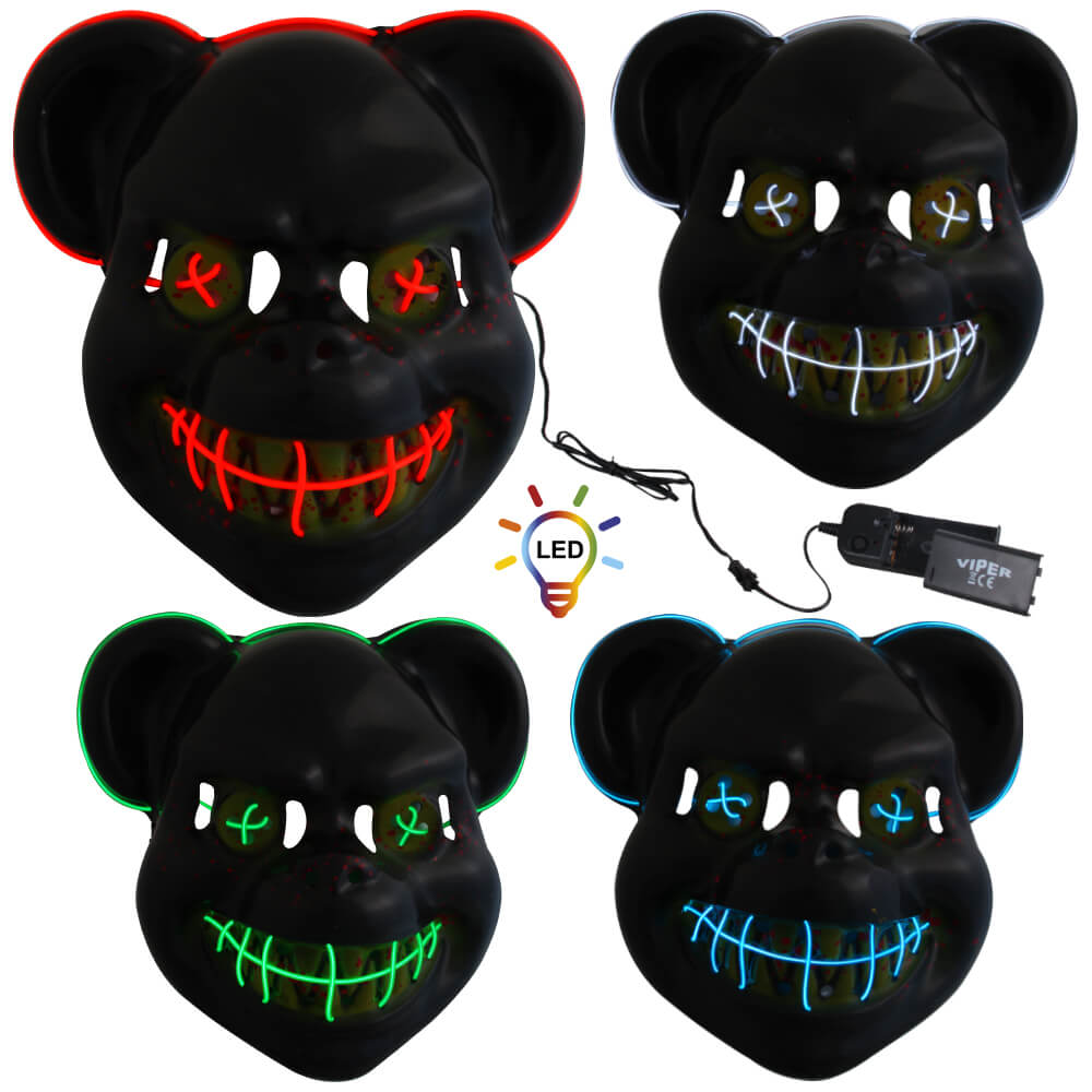 MAS-mix32 Sortierung EL LED Masken Gruselmasken Horrormasken Maus