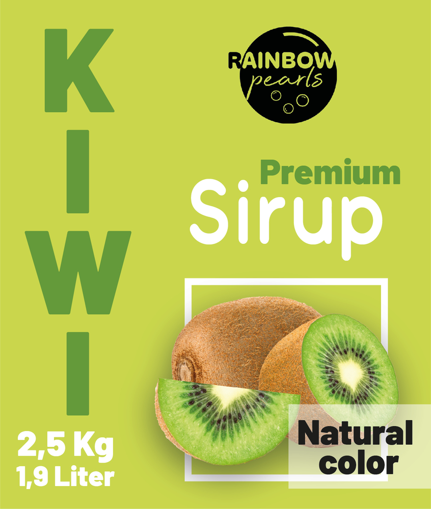 S-020 EU Premium Sirup Geschmack Kiwi 1 x 2,5 kg Kanister