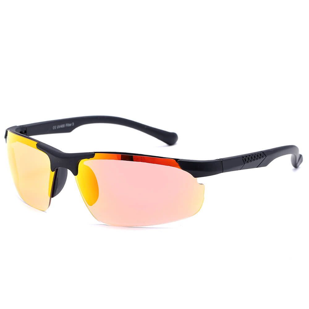 VS-370 VIPER Sonnenbrille Design Sportbrille schwarz