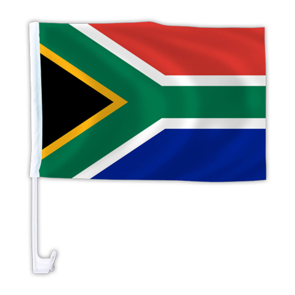 AFL-08 Autoflagge Flagge Südafrika 10 Stück ca. 46 x 30 cm