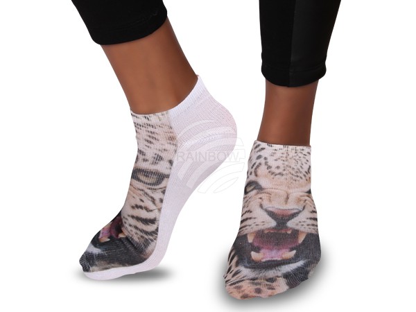 SO-15 Motiv Socken Design:Leopard Farbe: photorealistisch