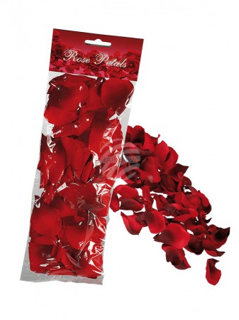 500100 Rote Rosenblütenblätter, ca. 100 Stück im Polybeutel mit Headercard, 1728/PAL