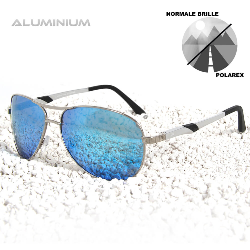 PAL-004 POLAREX Sonnenbrille Pilotenbrille polarisiert Aluminium Rahmen extra leicht sortiert
