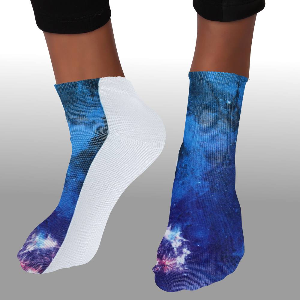 SO-L202  Motiv Socken multicolor Weltall Galaxien