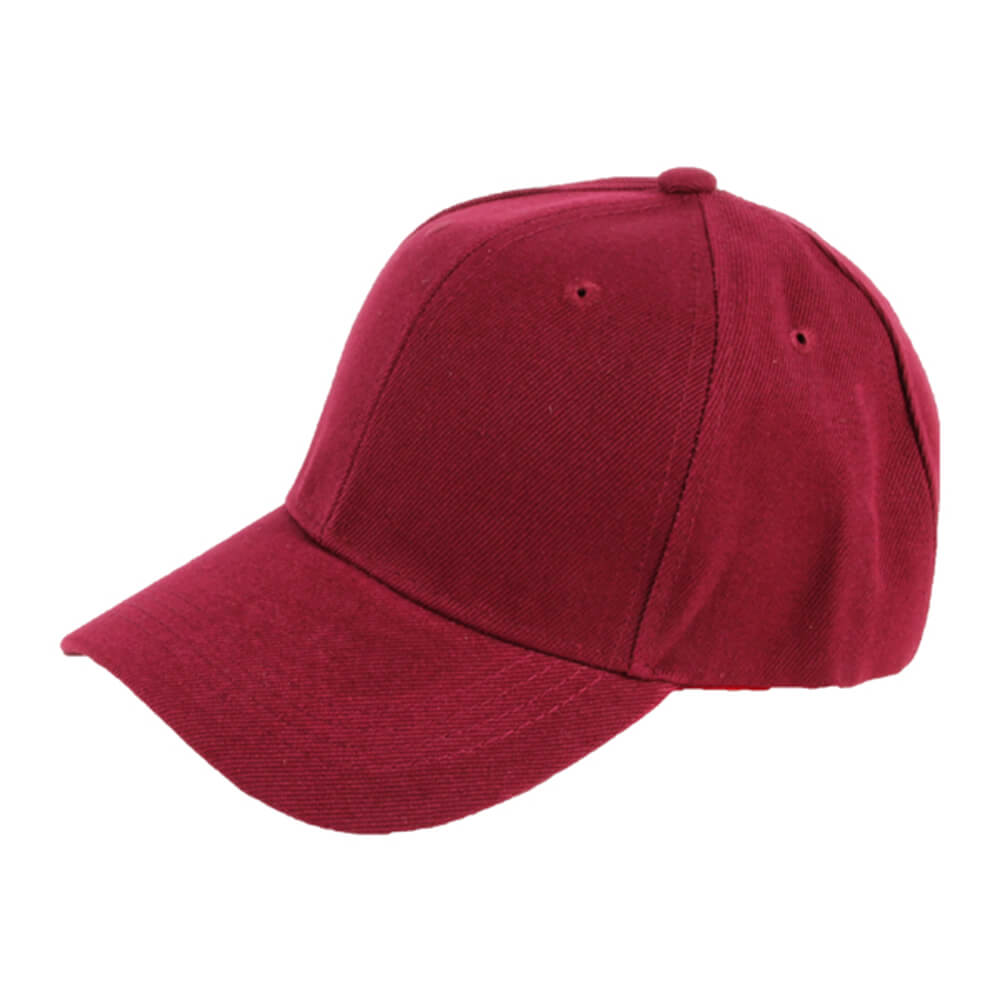 CAP-64 Baseball Cap, Basecap Motiv: unifarben Farbe: bordeaux