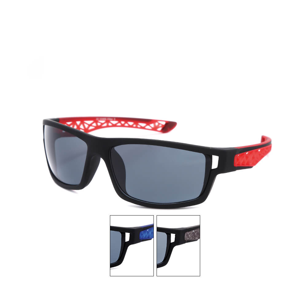 VS-335 VIPER Damen und Herren Sportbrille Sonnenbrille Rippendesign rubber touch mehrfarbig