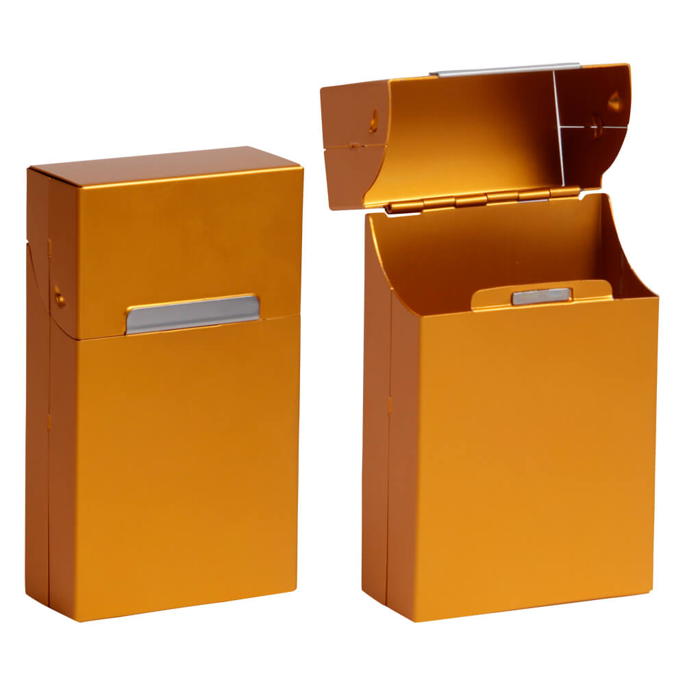 ZB-021 Zigaretten Box Unifarben für ca. 20 Stk. 100er Zigaretten