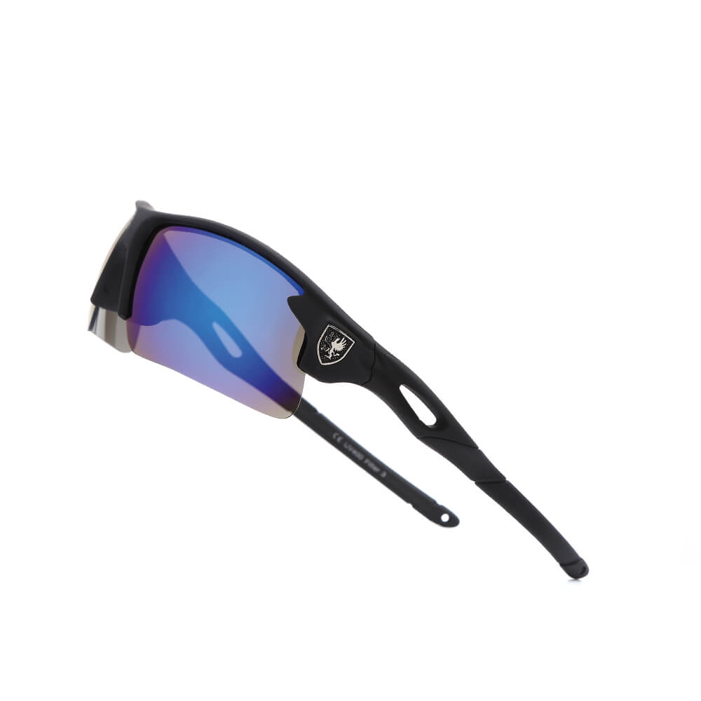 VS-336 VIPER Damen und Herren Sportbrille Sonnenbrille Emblem am Rahmen schwarz