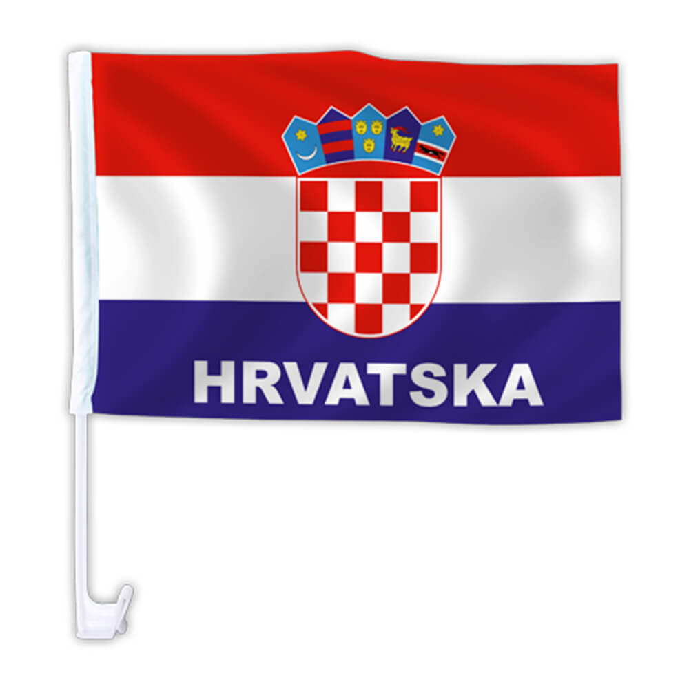 AFL-17 Autoflagge Flagge Kroatien Hrvatska 10 Stück ca. 46 x 30 cm