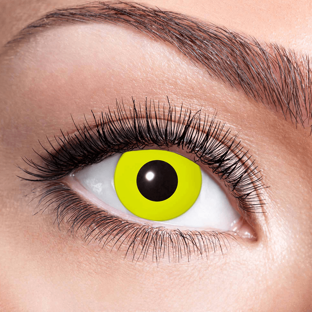 KL-w05 Weiche getönte Kontaktlinse Yellow Crow Eye gelb