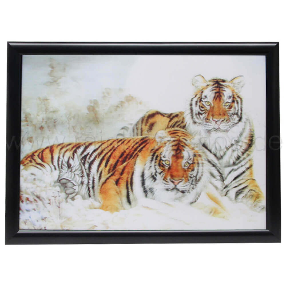 3DB-409 3D Bild Zwei Tiger ca. 50 x 70 cm