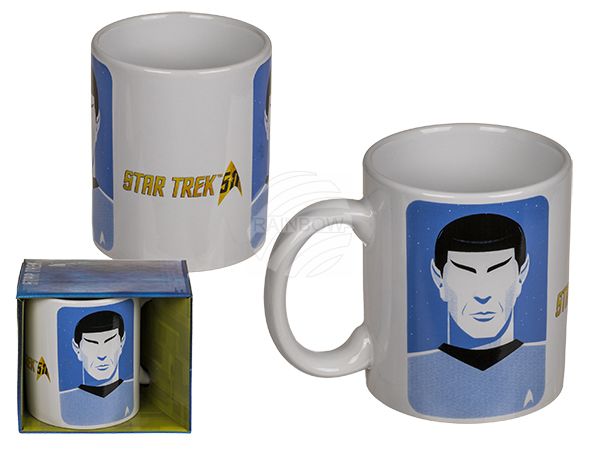 78-8338 Becher, Mr. Spock, für ca. 325 ml, H: ca. 10 cm, aus Keramik, im farbigen Geschenkarton mit Fenster