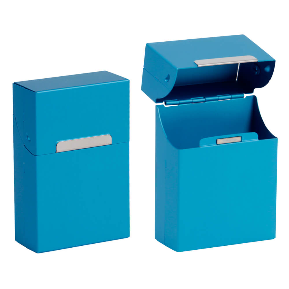 ZB-019 Zigaretten Box Unifarben für ca. 20 Stk. Standard Zigaretten