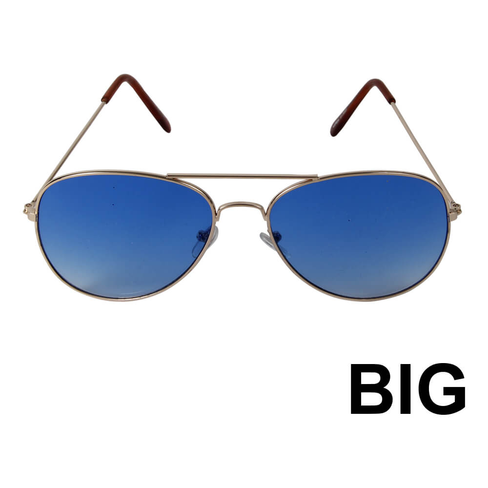 V-705f BIG VIPER Damen und Herren Sonnenbrille Form: XL Pilotenbrille Farbe: gold