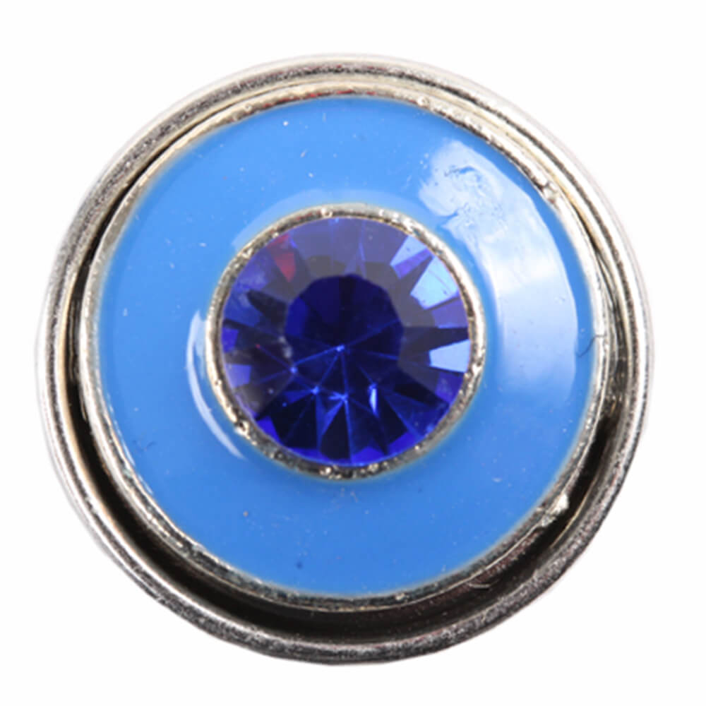 A-ch118 Chunk Button Design: Kreis Farbe: blau