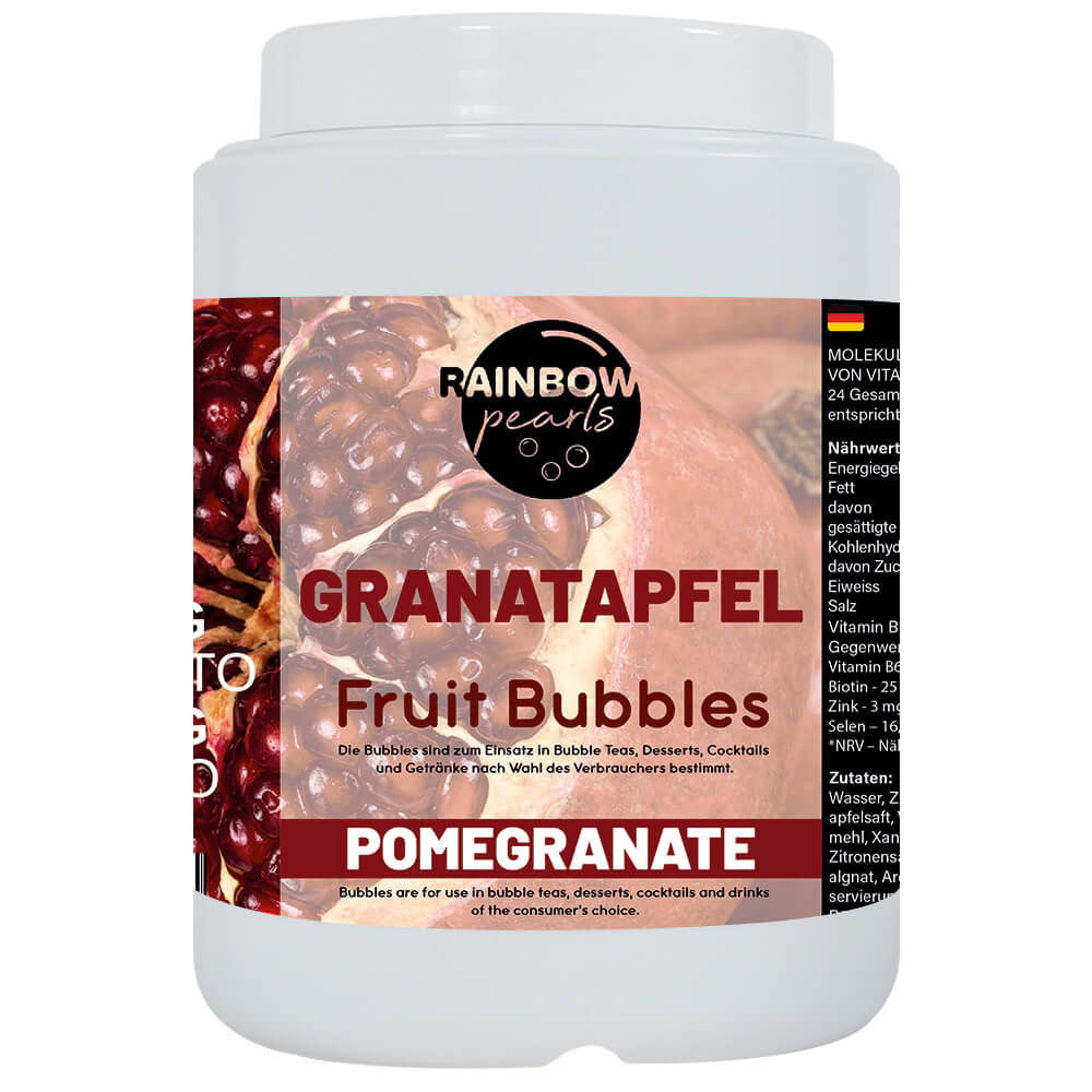 B-012 EU Premium Fruit Pearls Geschmack Granatapfel  1 x 2 kg