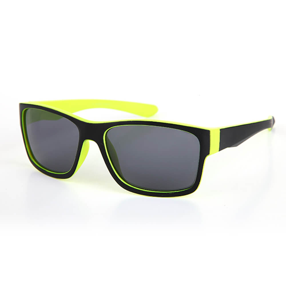 V-1265 VIPER Damen und Herren Sonnenbrille Form: Vintage Retro Farbe: schwarz, gelbe Innenseite