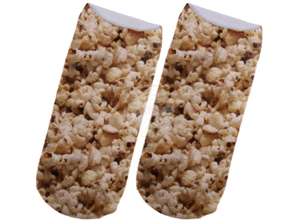 SO-113 Motiv Socken Design:Popcorn Farbe: beige