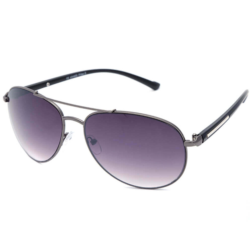 V-1428 Pilotenbrille Fliegerbrille VIPER Damen und Herren Sonnenbrille Classic Style silber gunmetal