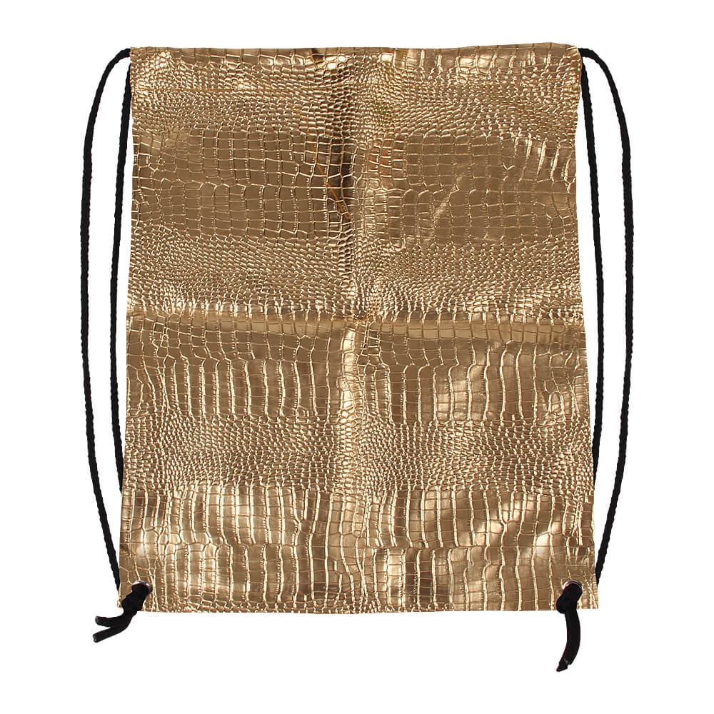 RU-160 Gymbag, Gymsac Design: geriffelt Farbe: gold
