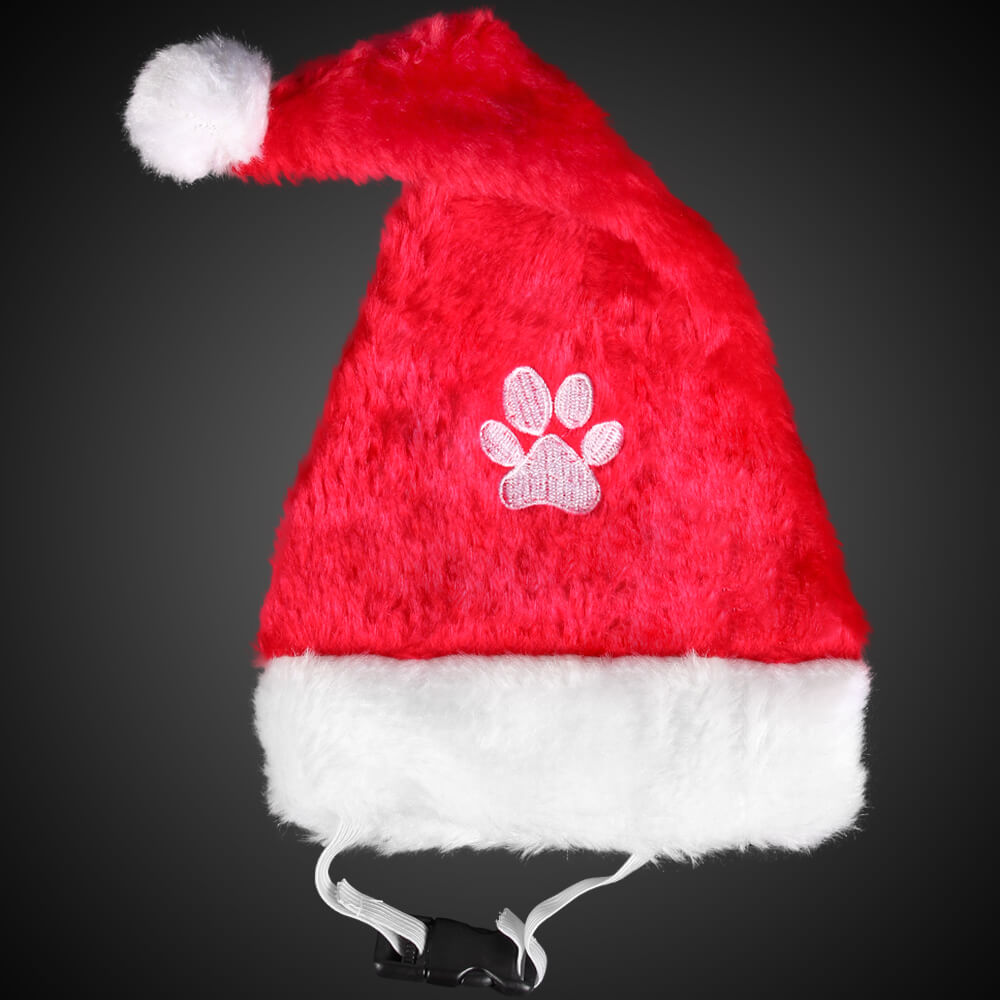 WM-89 Weihnachtsmütze groß für Kuscheltiere & Haustiere (Hunde)  