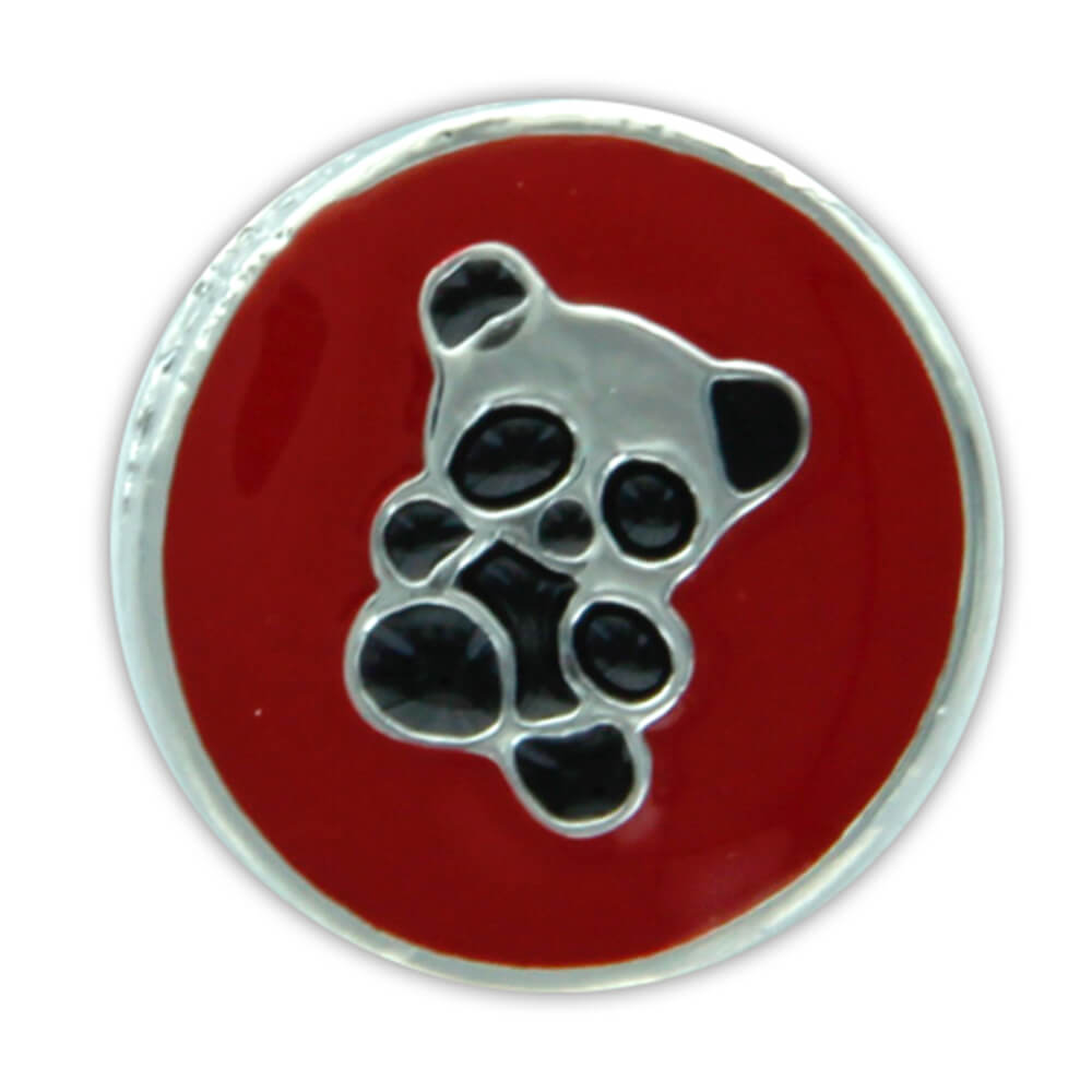 A-ch412 Chunk Button Design: Panda Farbe: rot
