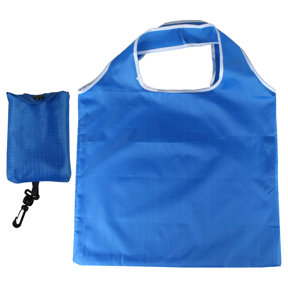 WW-04 Faltbare Tasche Tragetasche inkl. Aufbewahrungstasche blau
