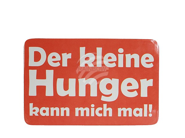 71-2718 Melamin-Frühstücksbrett, Der kleine Hunger, ca. 22 x 14 cm, spülmaschinengeeignet
