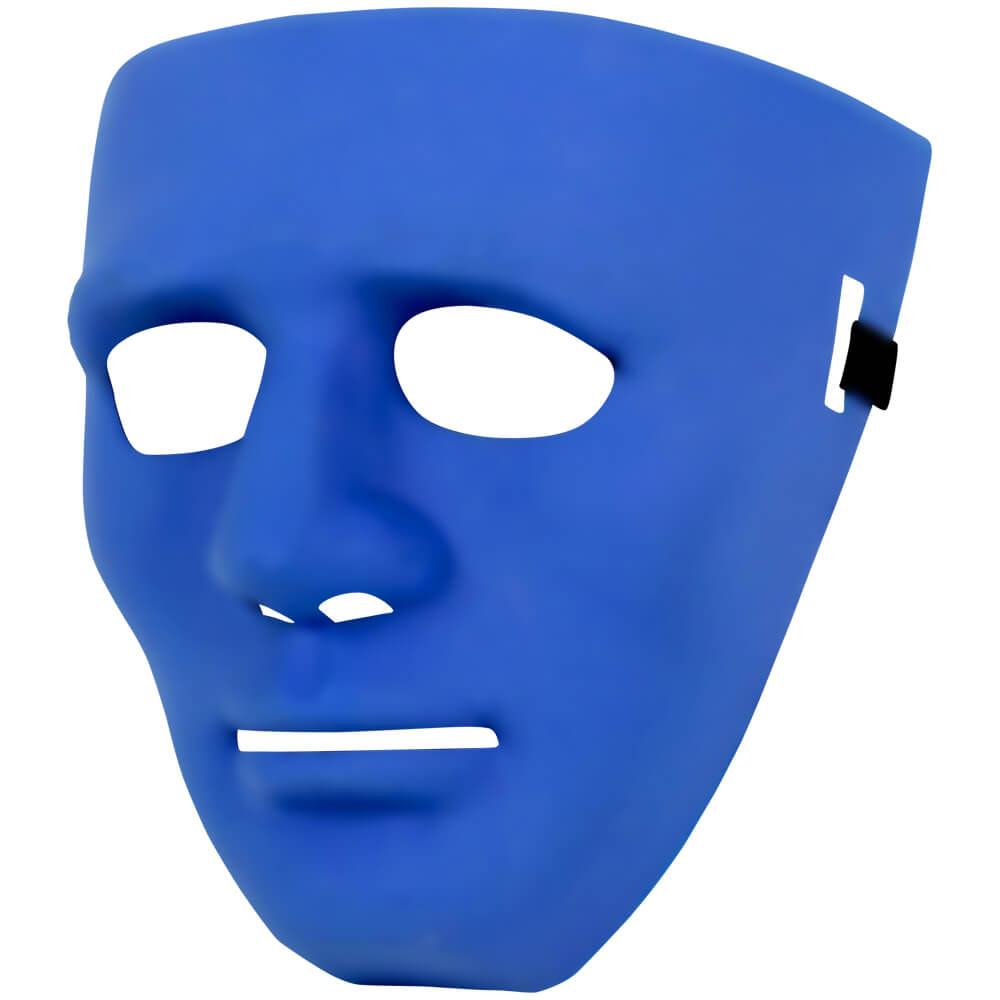 MAS-06 Masken Maske blau Halloween Karneval