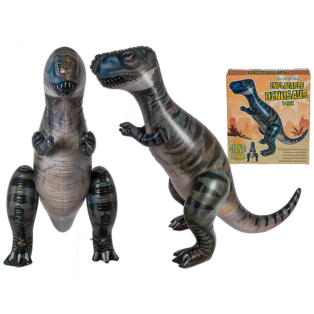 91-4173 Aufblasbarer Dinosaurier, H: ca. 175 cm, im Geschenkkarton, 240/PAL