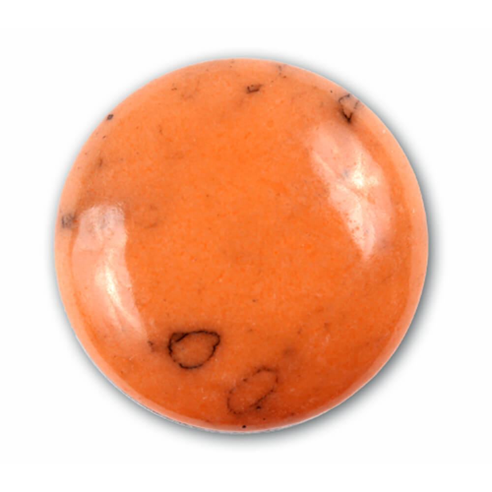 A-ch68 Chunk Button Design: Natursteinoptik Farbe: orange