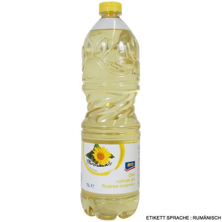 OEL-001 aro Sonnenblumenöl 15 Flaschen á 1 Liter pro Karton