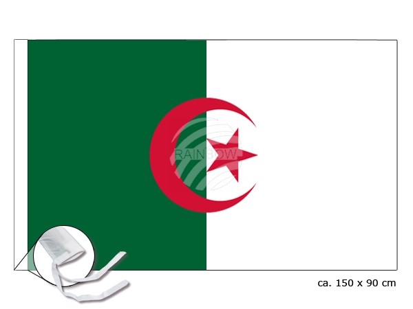FL-01 Flagge Algerien Abmessung (BxH) 150 cm x 90 cm