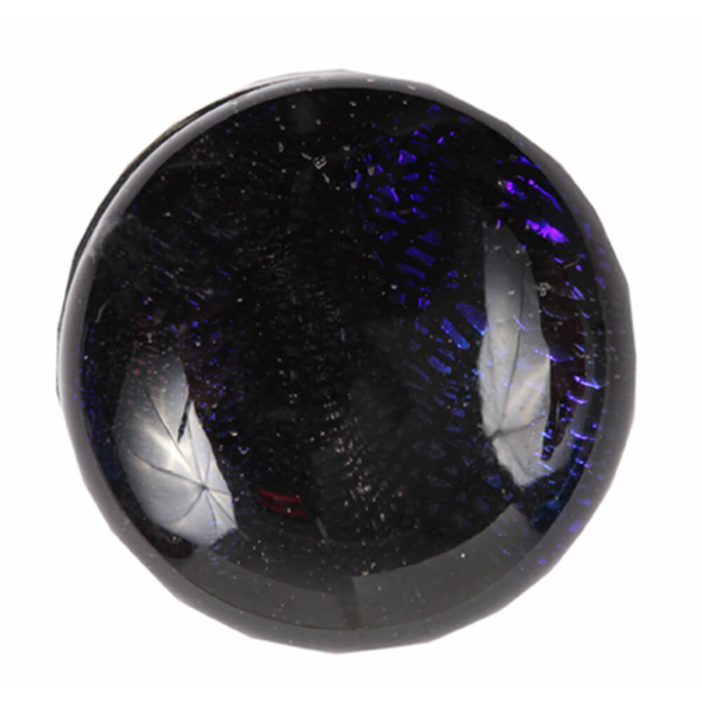 A-ch134 Chunk Button Design: Glitzernd Farbe: lila schwarz