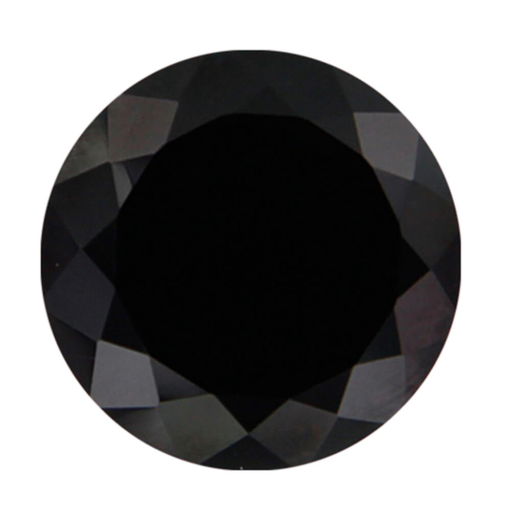 A-ch145 Chunk Button Design: Facettenschliff Kreis Farbe: schwarz