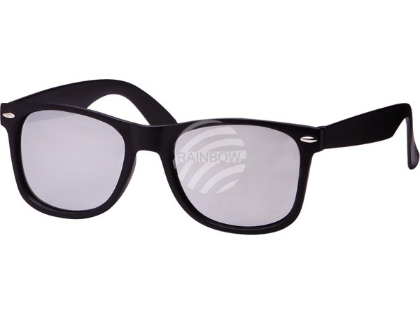 V-1073A VIPER Damen und Herren Sonnenbrille Form: Vintage Retro Farbe: matt-schwarz mit Verzierung