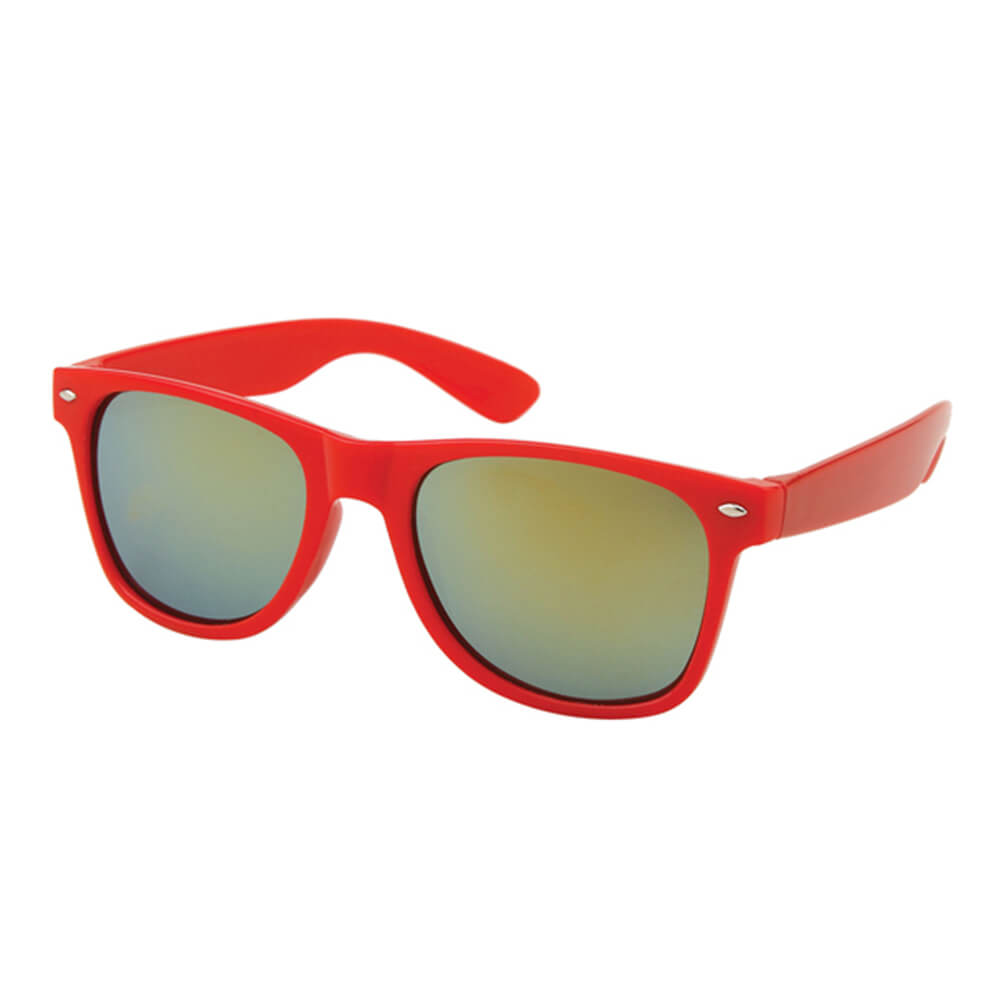 V-1022 VIPER Damen und Herren Sonnenbrille Form: Vintage Retro Farbe: rot und weiß Sortierung