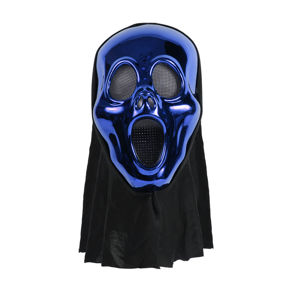 MAS-36c Karnevalsmaske blau Horror