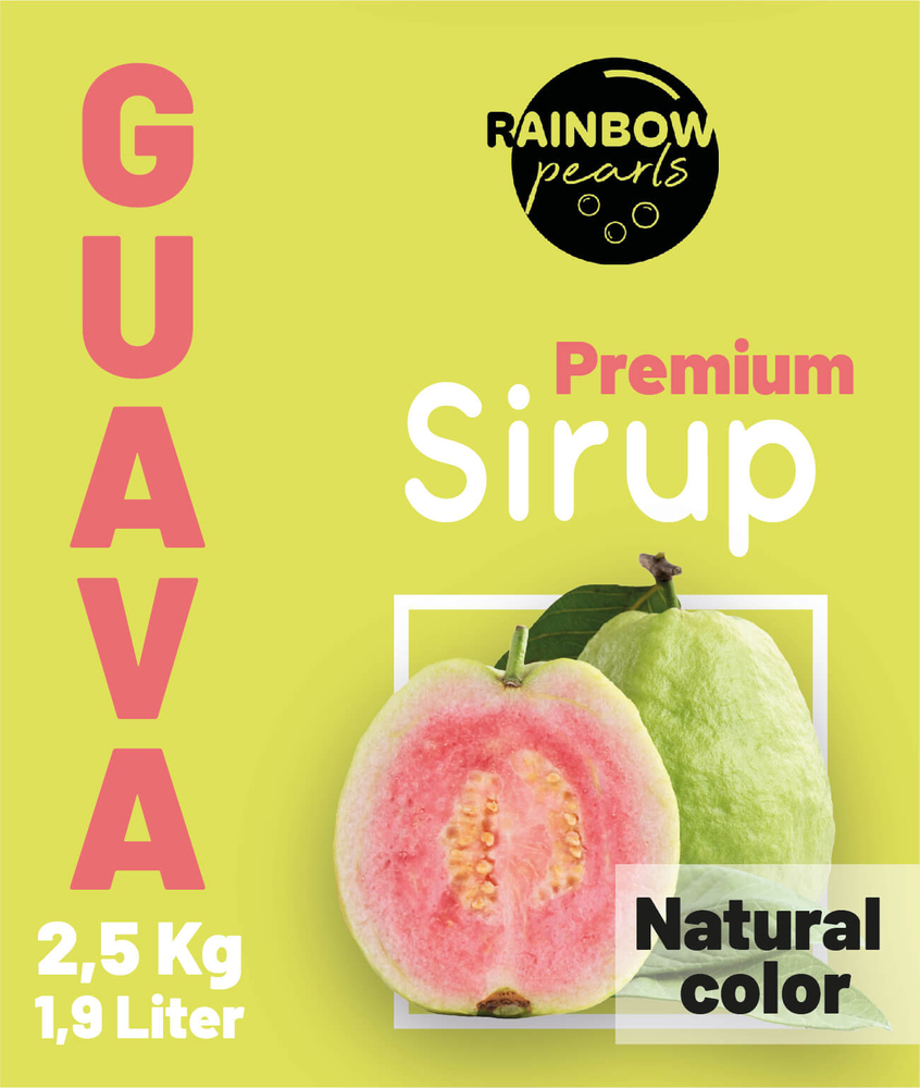 S-017 EU Premium Sirup Geschmack Guave 1 x 2,5 kg Kanister