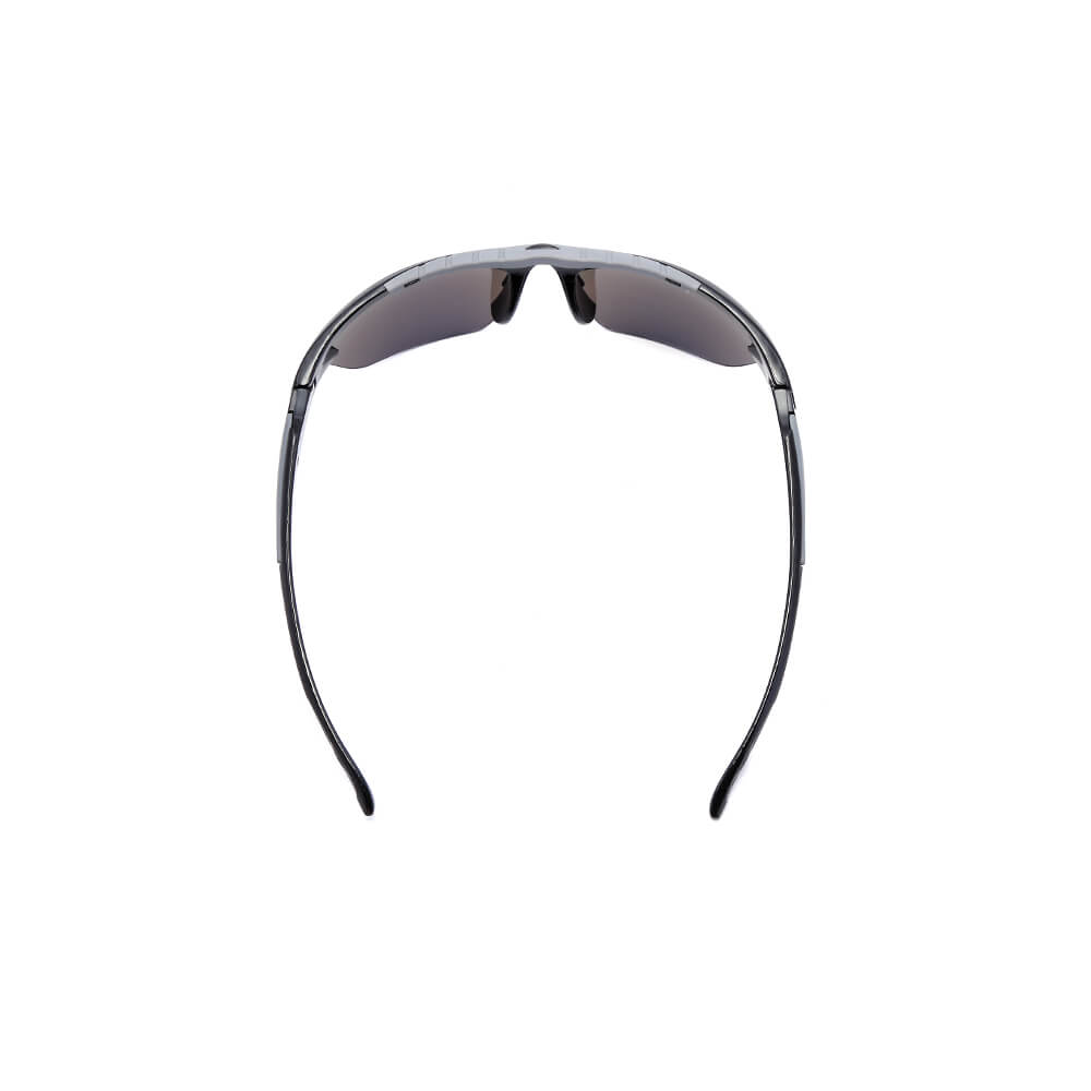 VS-331 VIPER Damen und Herren Sportbrille Sonnenbrille schwarz mit farbigen Applikationen