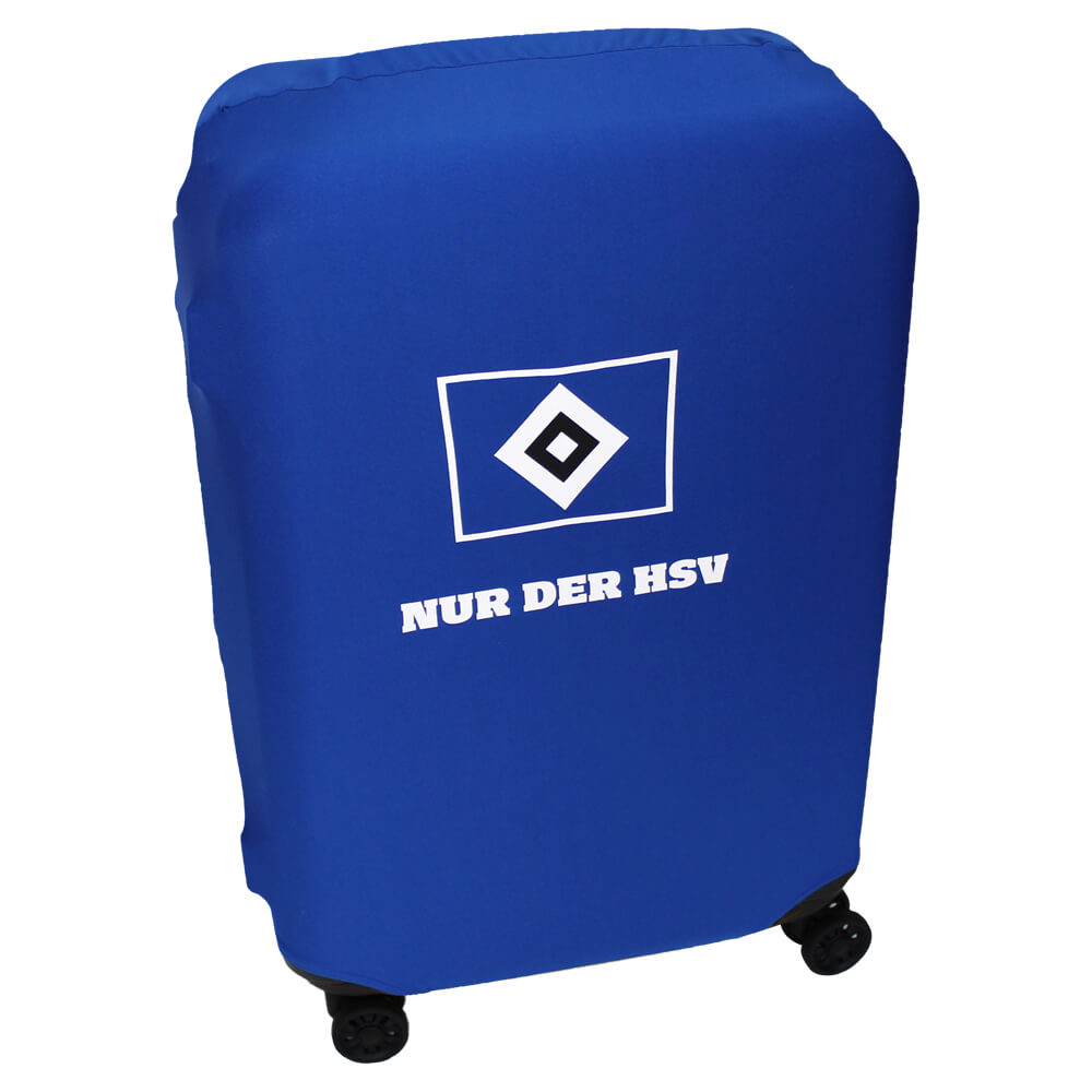 SC-042 Koffer Überzug HSV blau, weiß, schwarz Für Koffergröße ca. 67 x 43 x 26 cm
