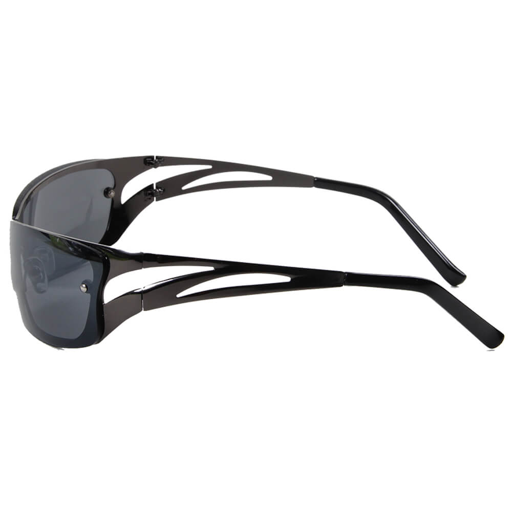 V-825 VIPER Damen und Herren Sonnenbrille Form: Design Brille Farbe: gunmetal und silber sortiert