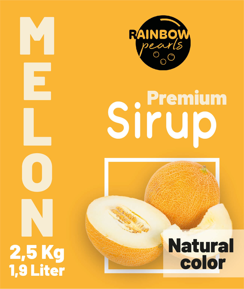 S-022 EU Premium Sirup Geschmack Melone 1 x 2,5 kg Kanister