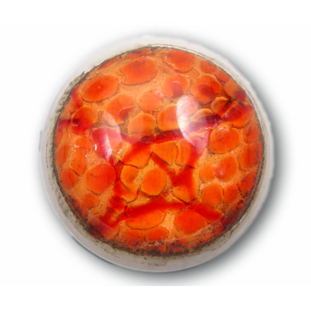 A-ch19 Chunk Button Design: Platten Muster Farbe: orange