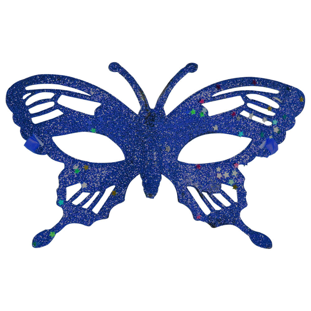 MAS-mix13 Maske Masken Karneval Fasching Schmetterling blau