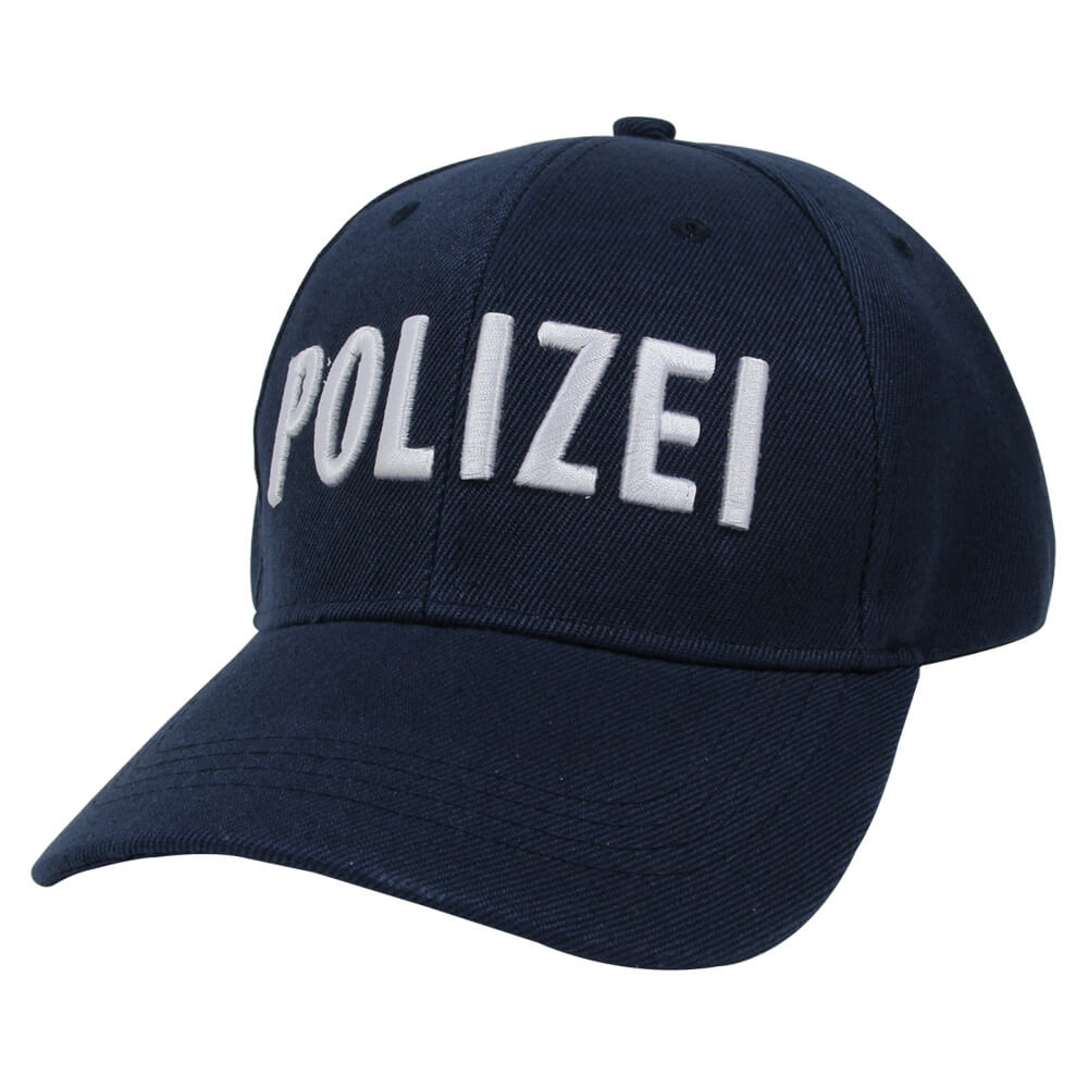 CAP-261 Verkleidung Basecap Kappe Kostüm blau Polizei One Size Fits all
